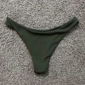 Green Cheeky Bikini Bottom